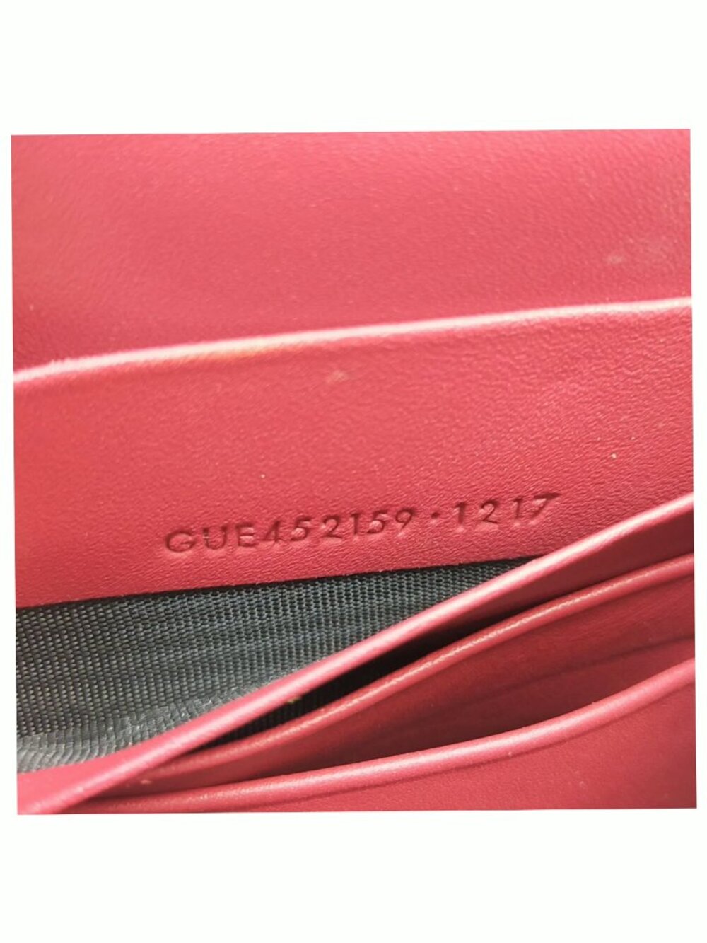 Authentic Saint Laurent Kate Tassel Chain Wallet Pink Leather YSL Crossbody - Picture 10 of 10